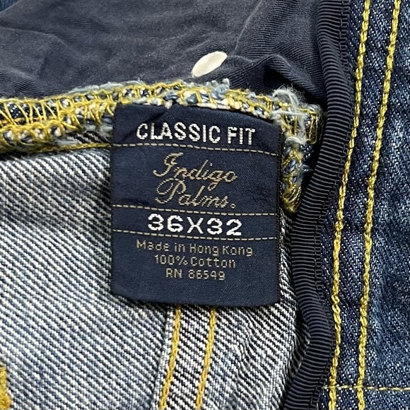 Indigo Palms Men’s Classic Fit Jeans - Picture 5 of 8